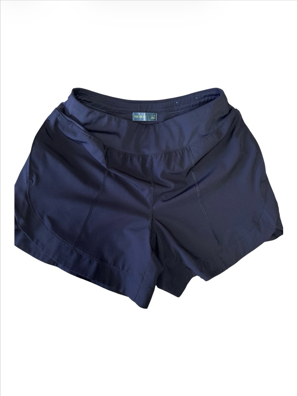 Tek Gear Active Black Running Shorts - Tulip Hem - Size S